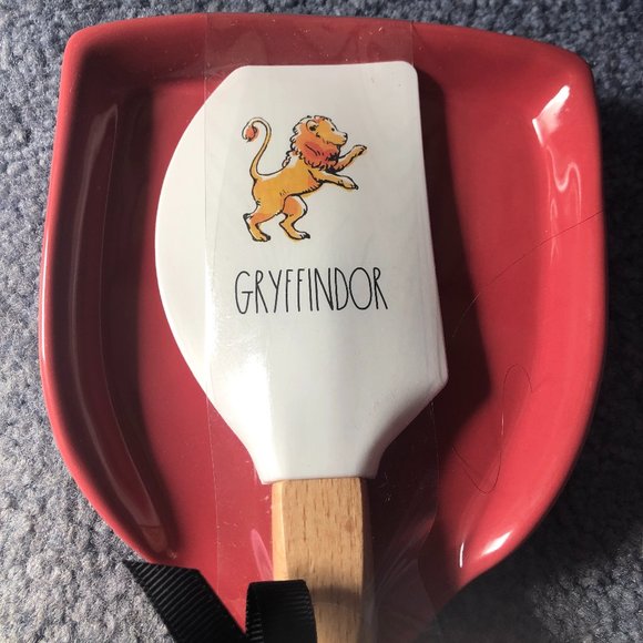 NWT Rae Dunn Harry Potter Spoon Rest and Spatula Gryffindor - Picture 1 of 8